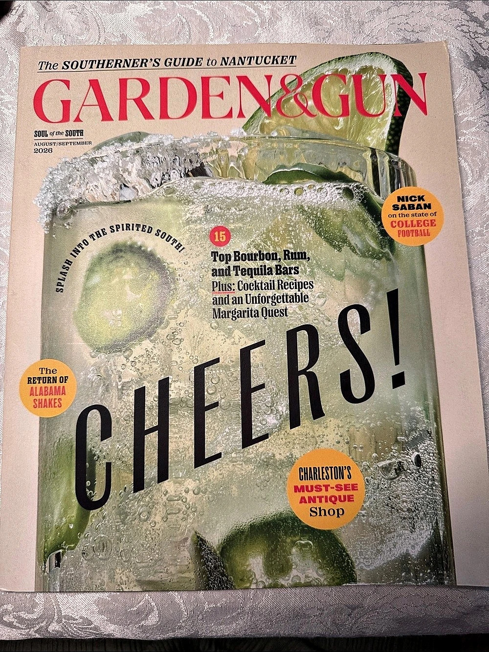 Garden & Gun Magazine August/September 2026 Cover